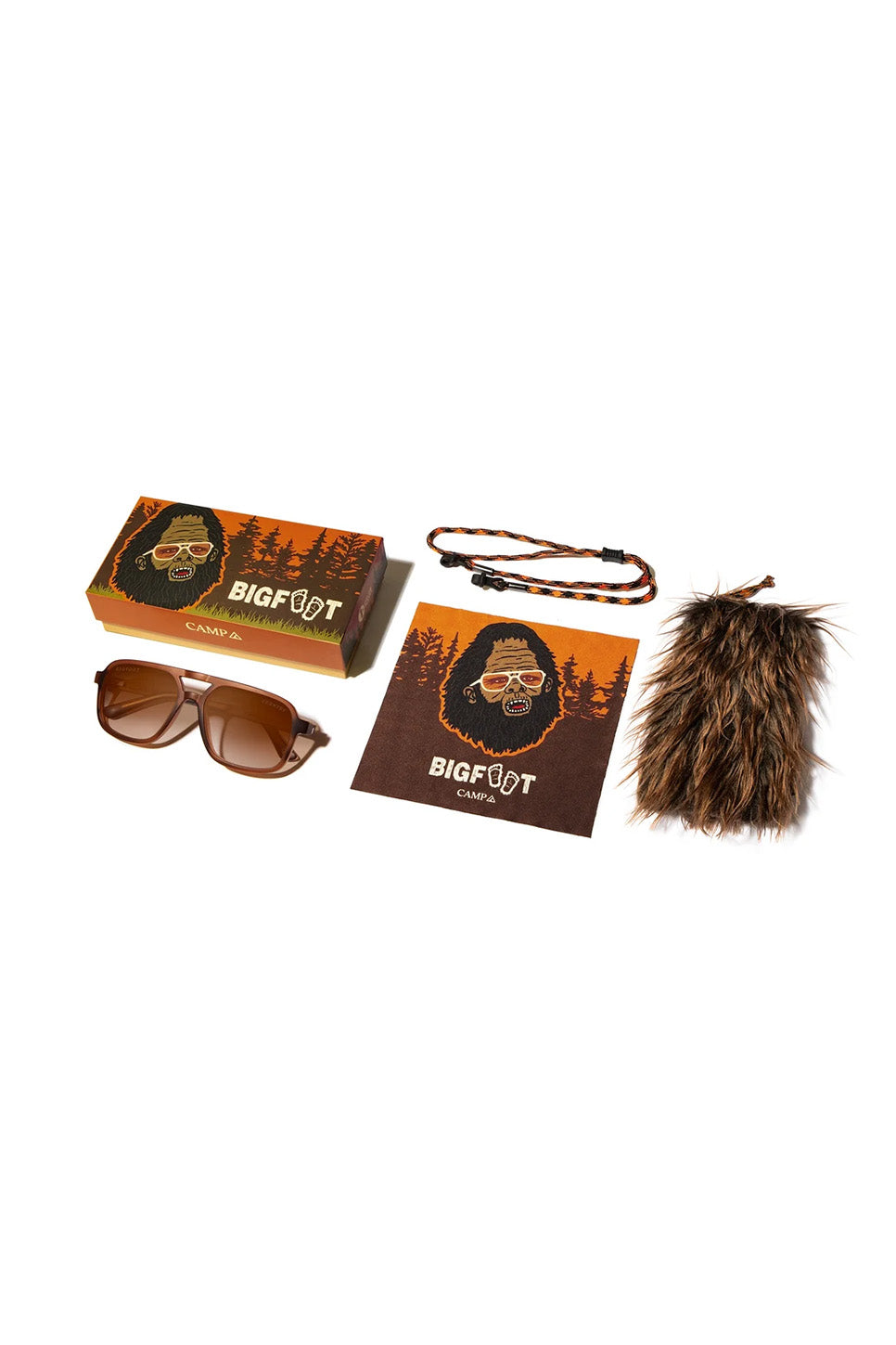 CAMP Glacier in Matte Mud/Bigfoot/Basic Brown Fade Polar — Contents view