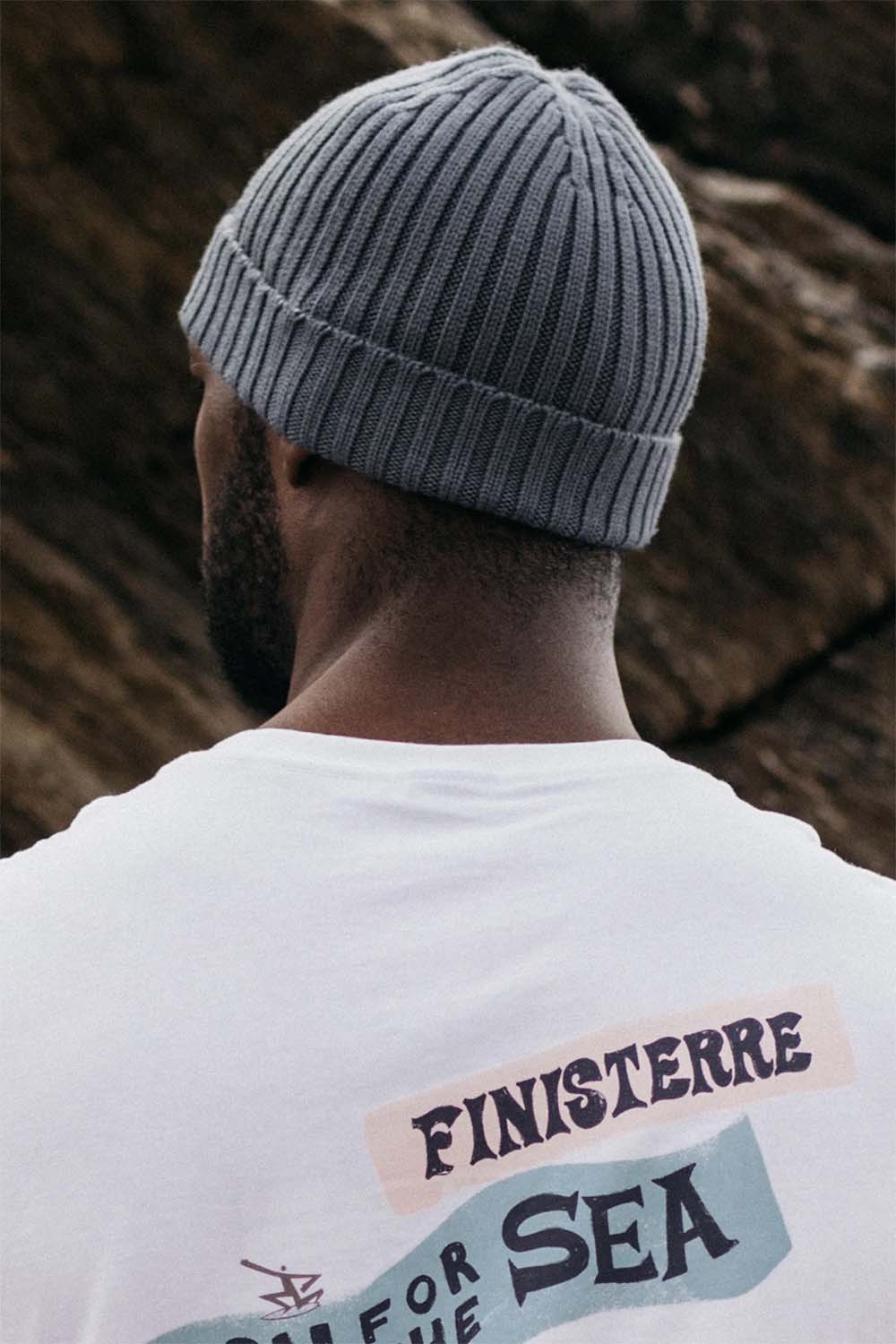 Finisterre - Fisherman Beanie - Charcoal - Back