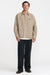 RVCA Dayshift Solid Flannel in Wheat — Full-Body view