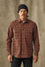 Filson - Alaskan Guide Shirt - Brown/Mahogany Plaid - Model Front