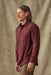 Filson - Lightweight Alaskan Guide Shirt - Port/Black Plaid - Model Side