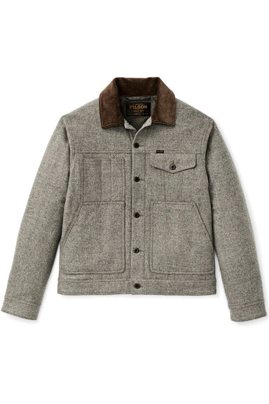 Filson - Spokane Insulated Short Cruiser - Vintage Heather Gray - Flatlay
