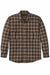 filson alaskan guide shirt light brown peat multi plaid front