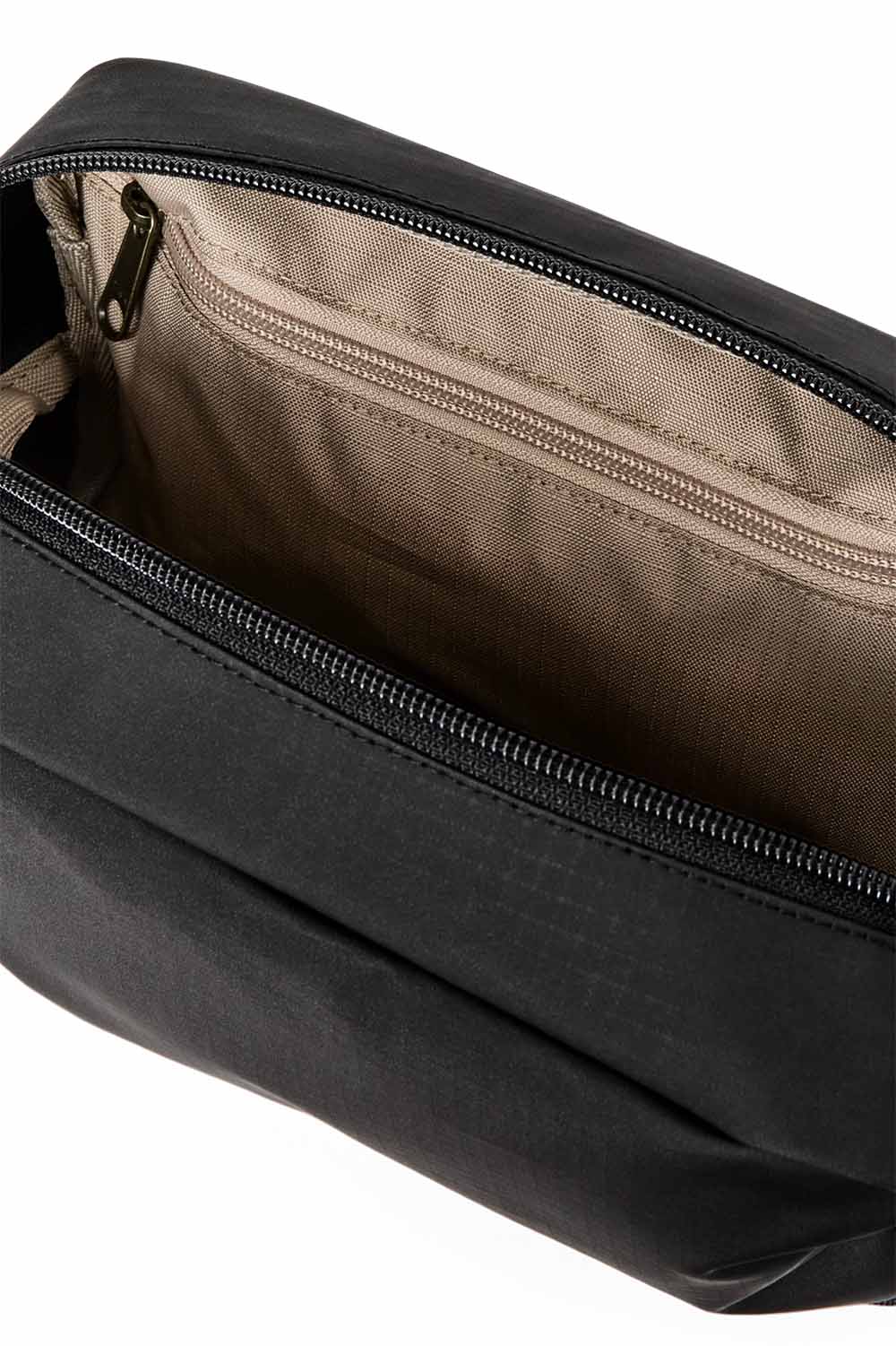 filson all weather travel pack black covert detail