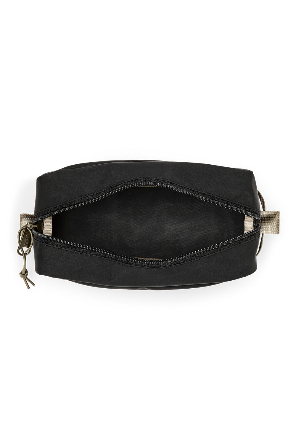 filson all weather travel pack black covert inside