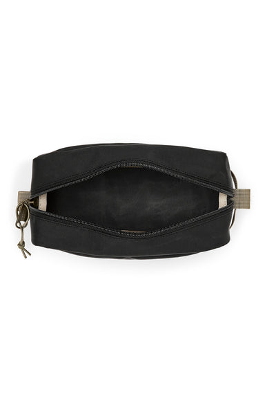 filson all weather travel pack black covert inside