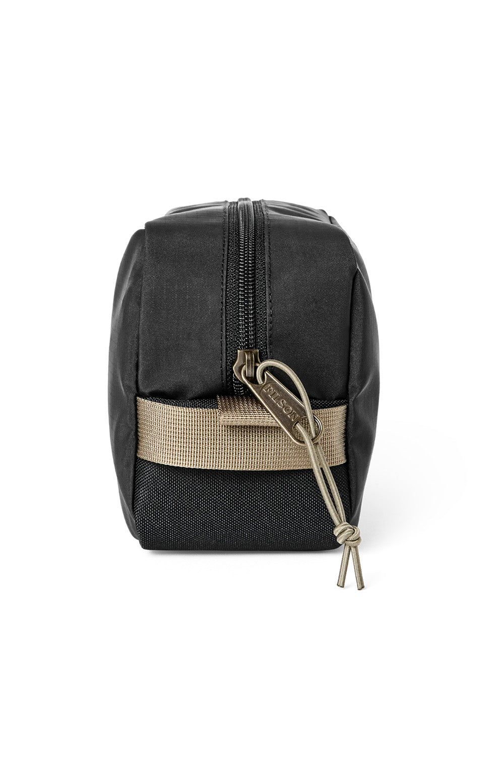 filson all weather travel pack black covert side