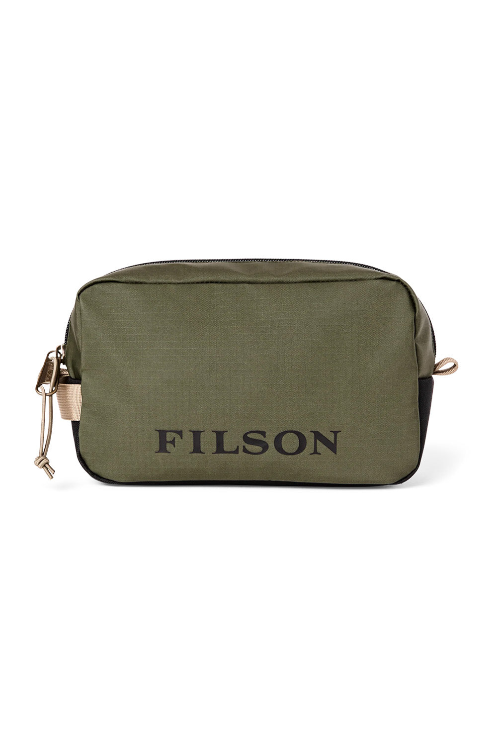 filson all weather travel pack olive black covert front
