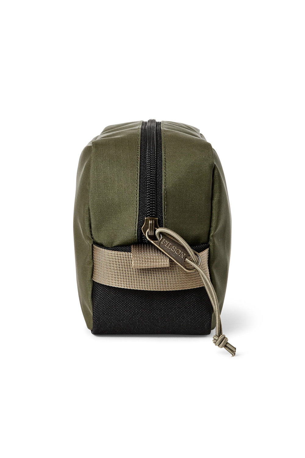 filson all weather travel pack olive black covert side