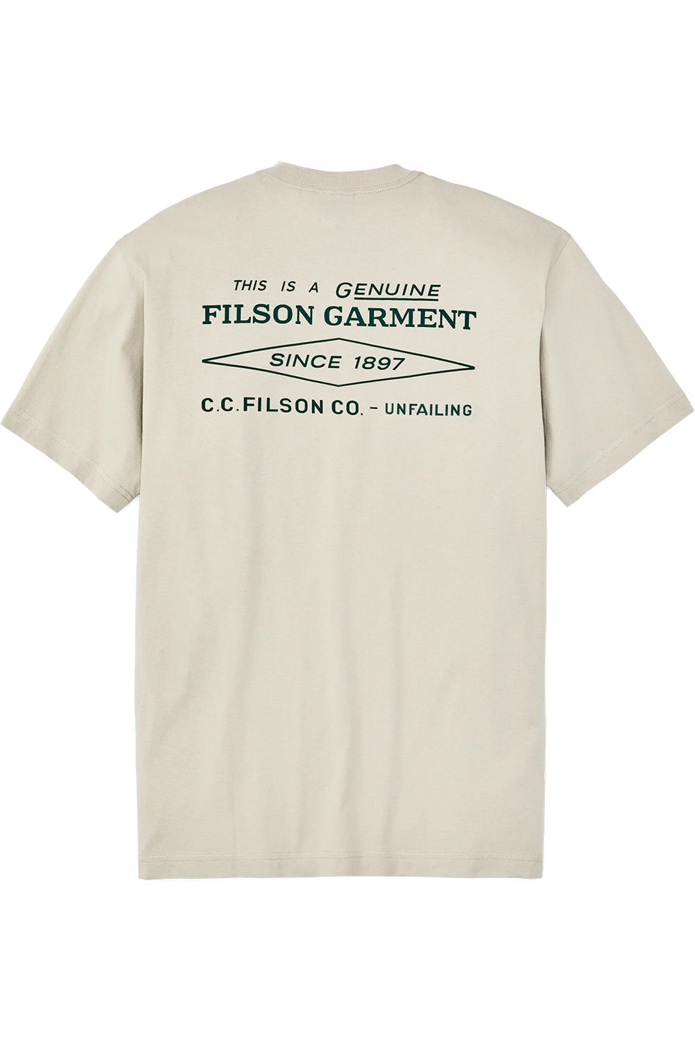 filson diamond graphic t-shirt gray sky flatlay
