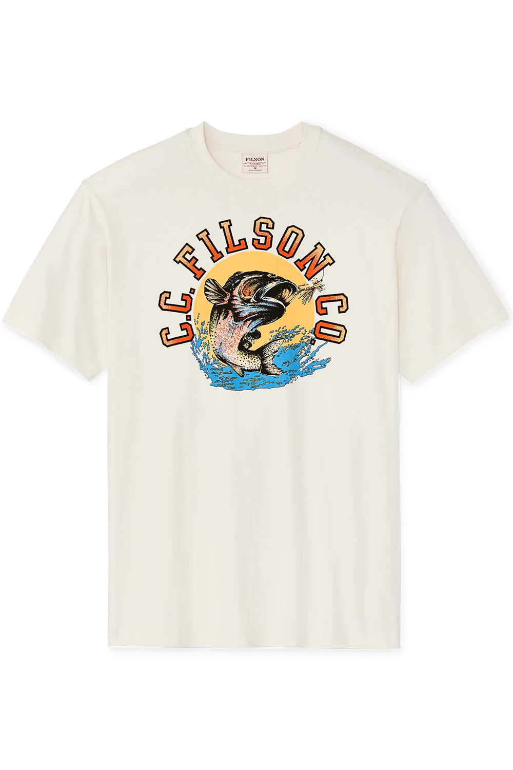 filson dry fly graphic t-shirt basswood flatlay