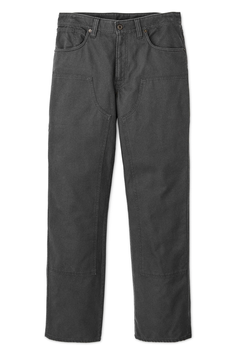 filson dry tin double front pant raven flatlay