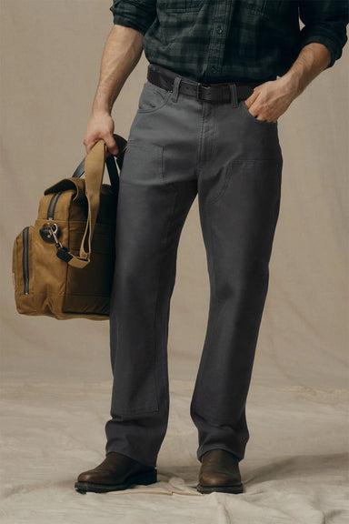 filson dry tin double front pant raven front