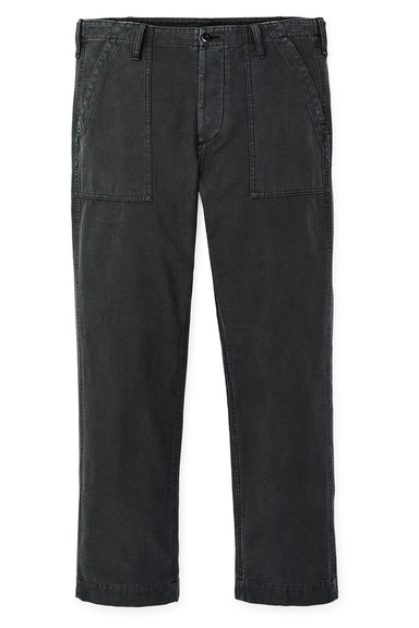 filson field supply pant washed faded black flatlay