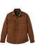 filson fleece lined jac shirt brown front