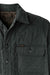 filson insulated flannel shirt charcoal detail