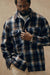 filson jac shirt brown light blue multi plaid