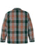 filson mackinaw wool jac shirt green orange gray plaid back