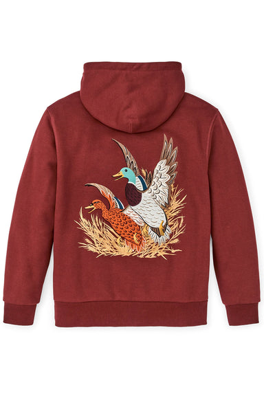 Filson - Prospector Embroidered Hoodie - Fired Brick - Back