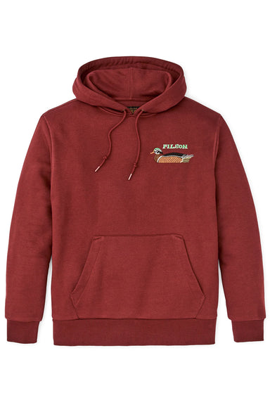Filson - Prospector Embroidered Hoodie - Fired Brick - Front