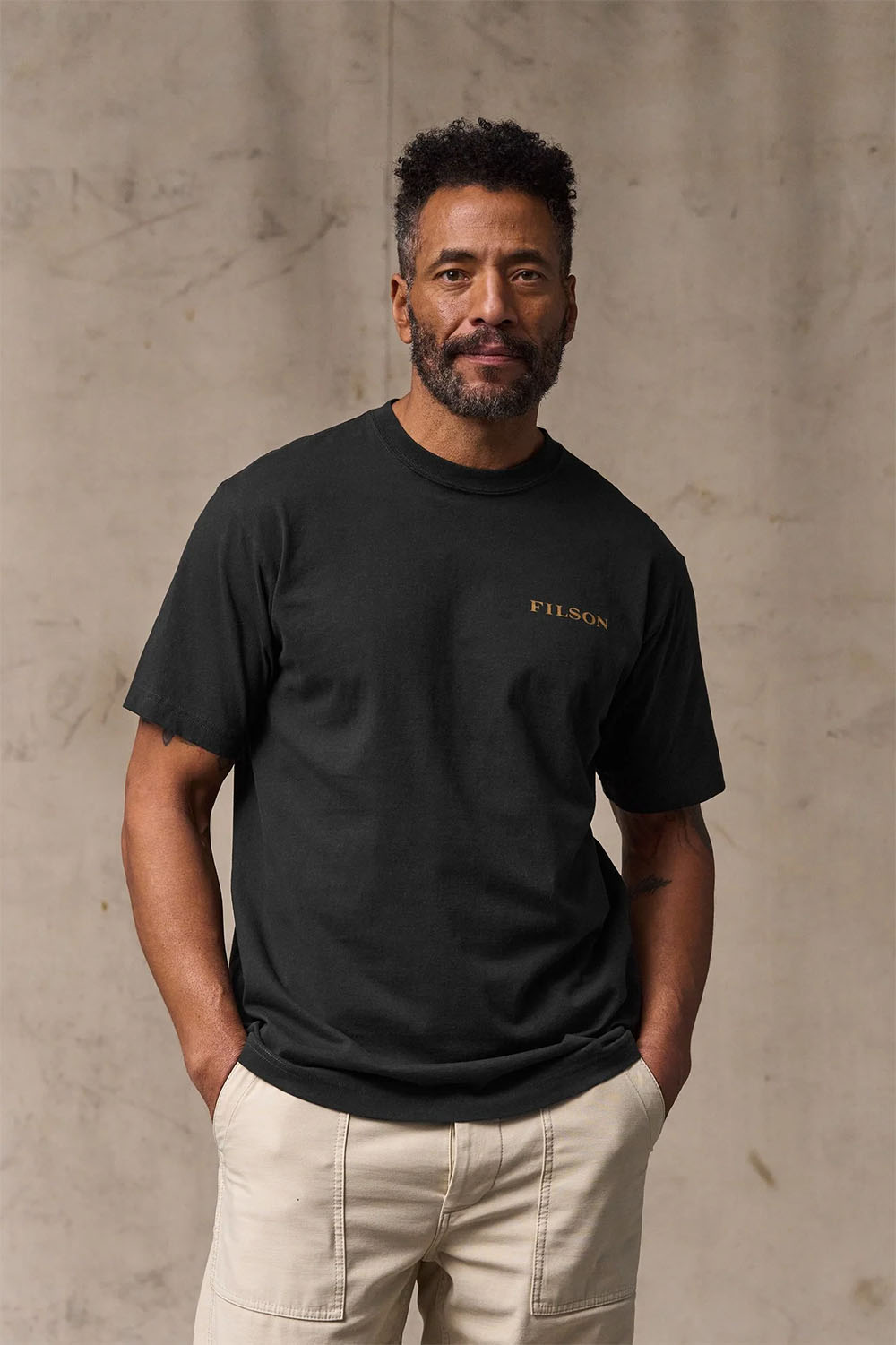 filson scenic graphic tshirt black front