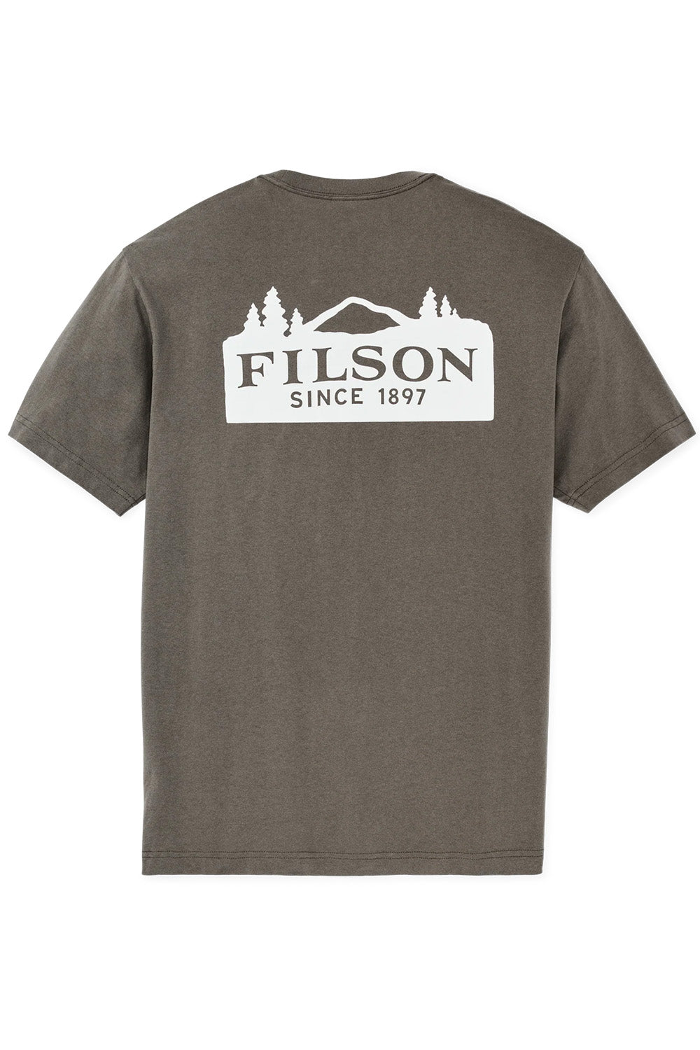 filson scenic graphic tshirt hawk brown flatlay