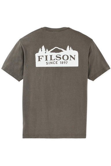 filson scenic graphic tshirt hawk brown flatlay