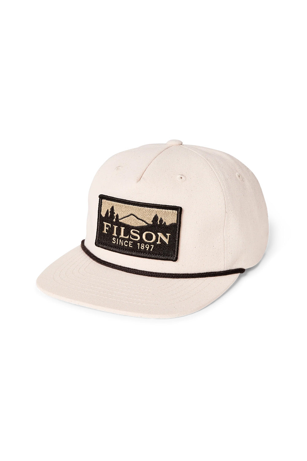 filson scenic trucker cap natural brown front