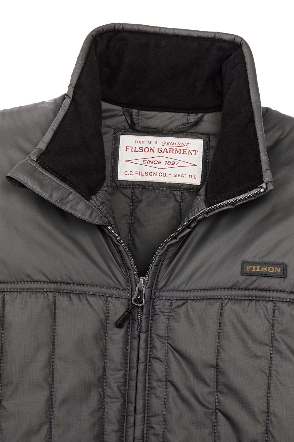 Filson - Ultralight Jacket - Raven - Collar