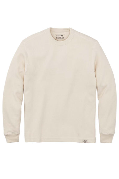 filson waffle knit thermal sand flatlay