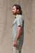 filson washed ss feather cloth shirt khaki print side