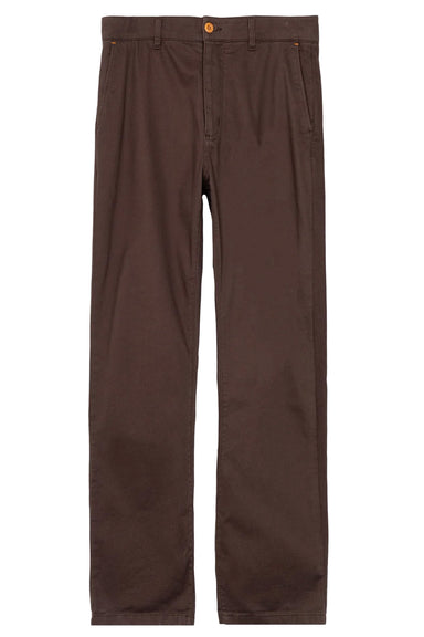 Finisterre - Rincon Straight Fit Chino - Burnt Umber - Flatlay Front