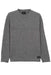 finisterre barents jumper grey marl flatlay