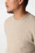 finisterre barents jumper oatmeal collar detail