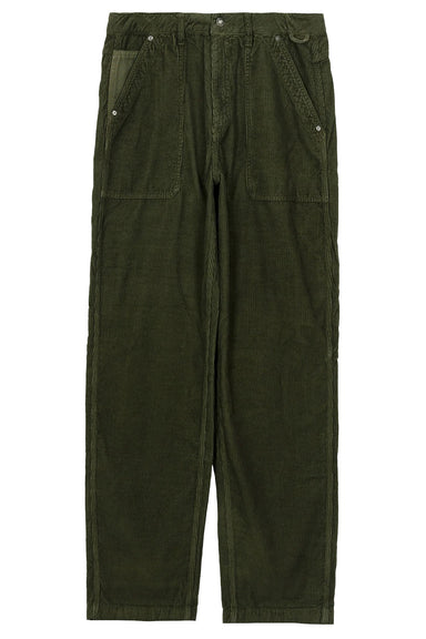 finisterre basset cord trouser timber green flatlay