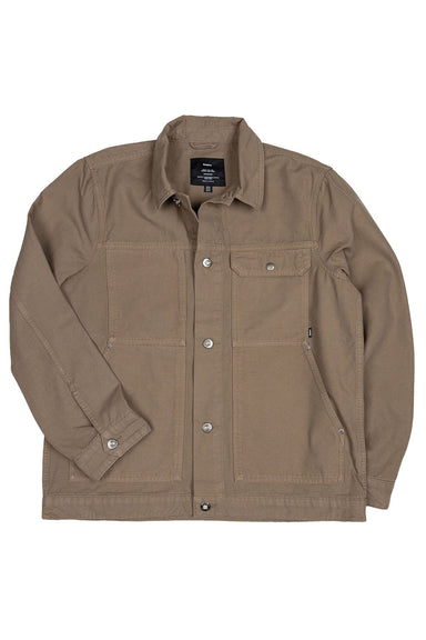 finisterre basset trucker jacket woodsmoke flatlay
