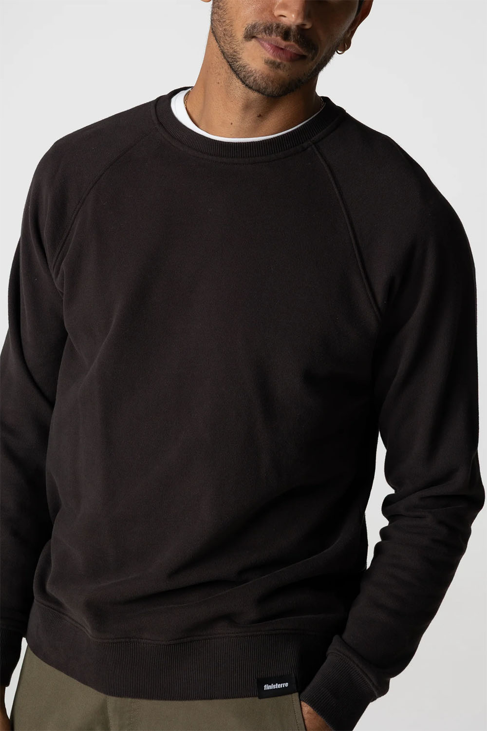finisterre coho sweatshirt burnt umber