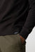 finisterre coho sweatshirt burnt umber detail