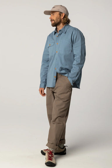 finisterre eddystone shirt bay blue front