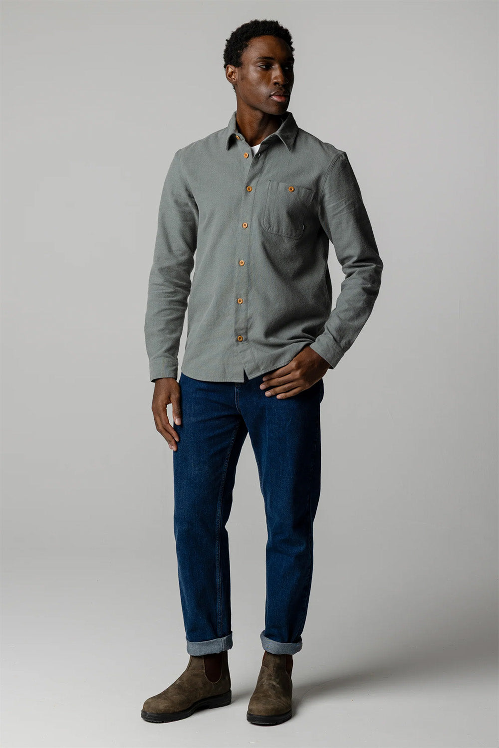 finisterre gylly shirt deep sea