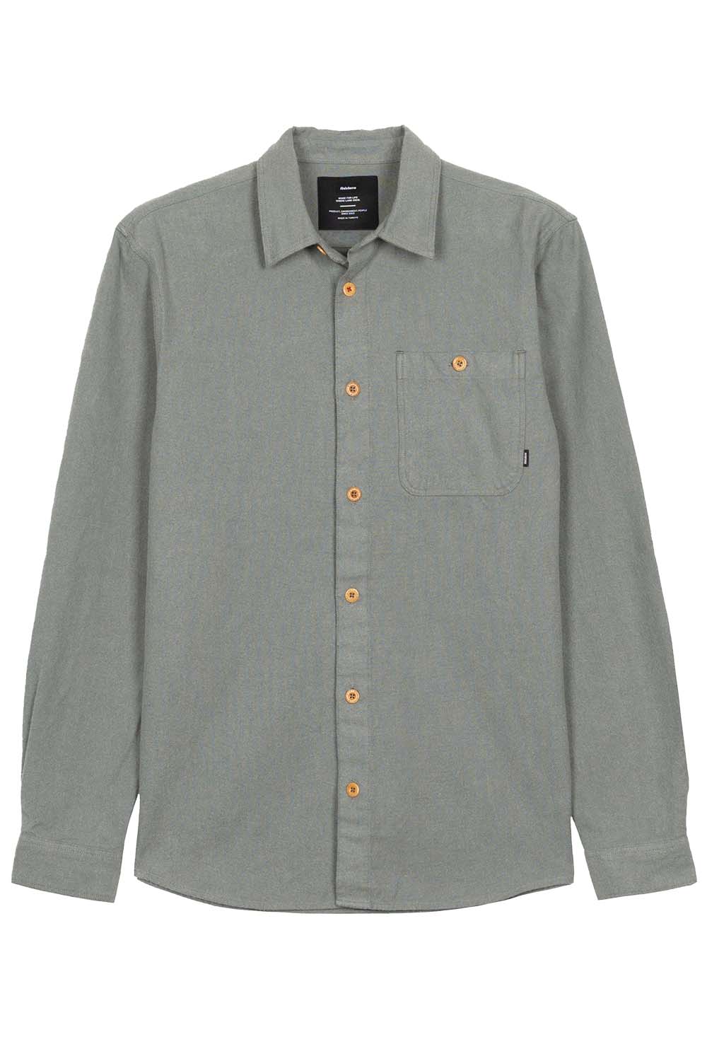 finisterre gylly shirt deep sea flatlay
