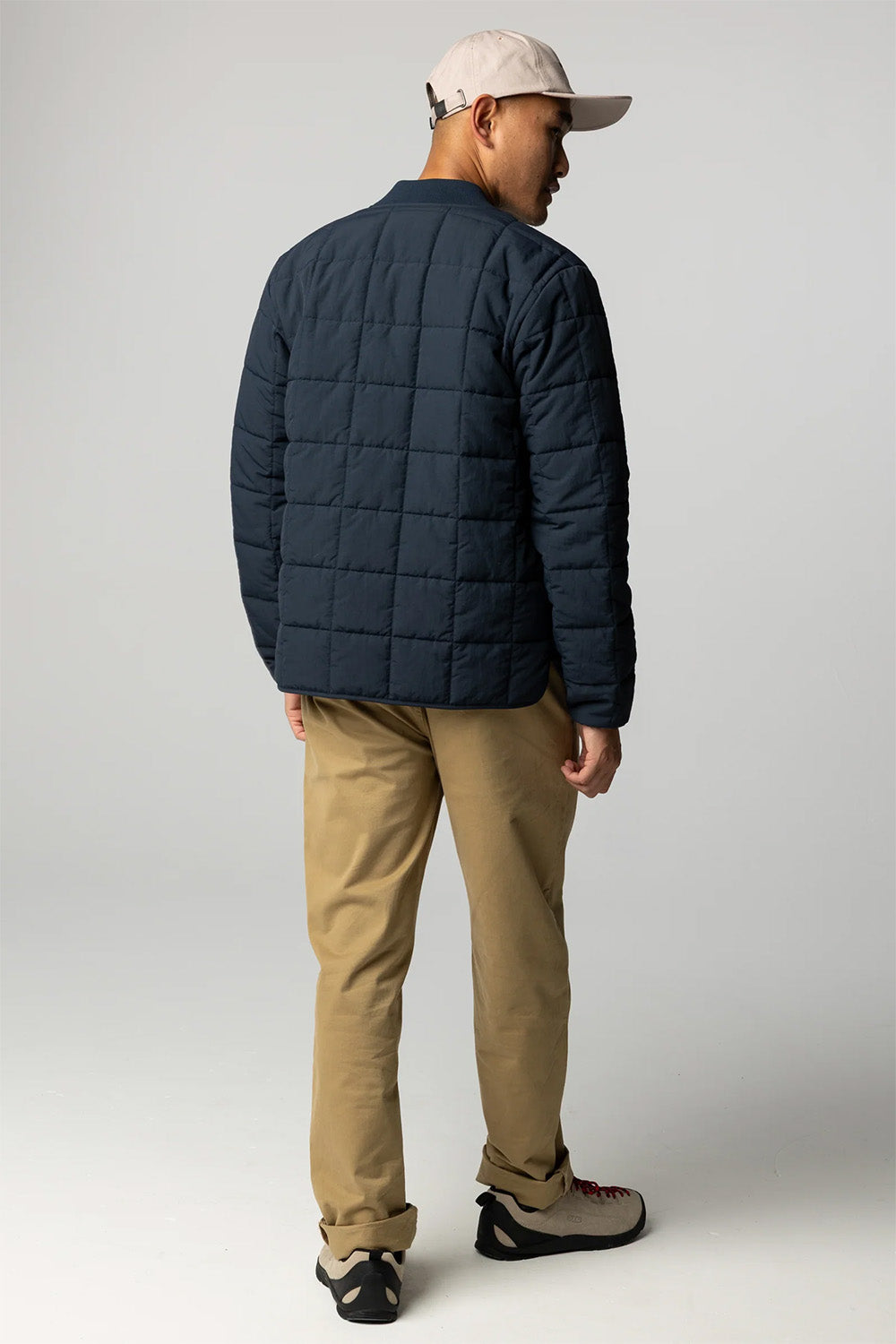 finisterre lapwing jacket navy back