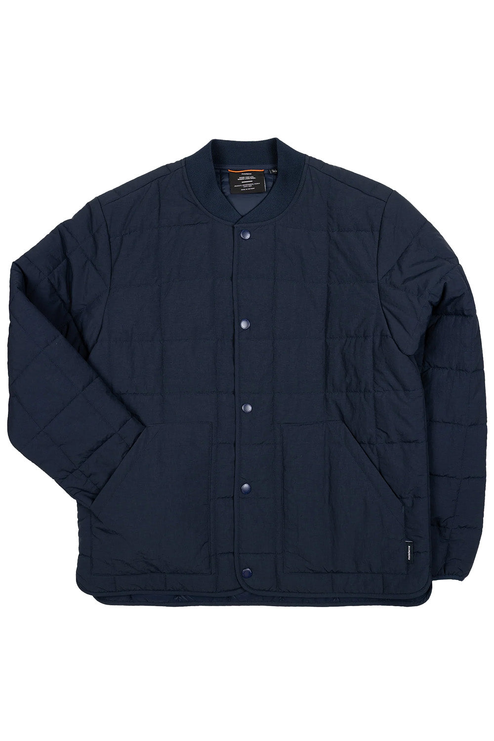 finisterre lapwing jacket navy flatlay