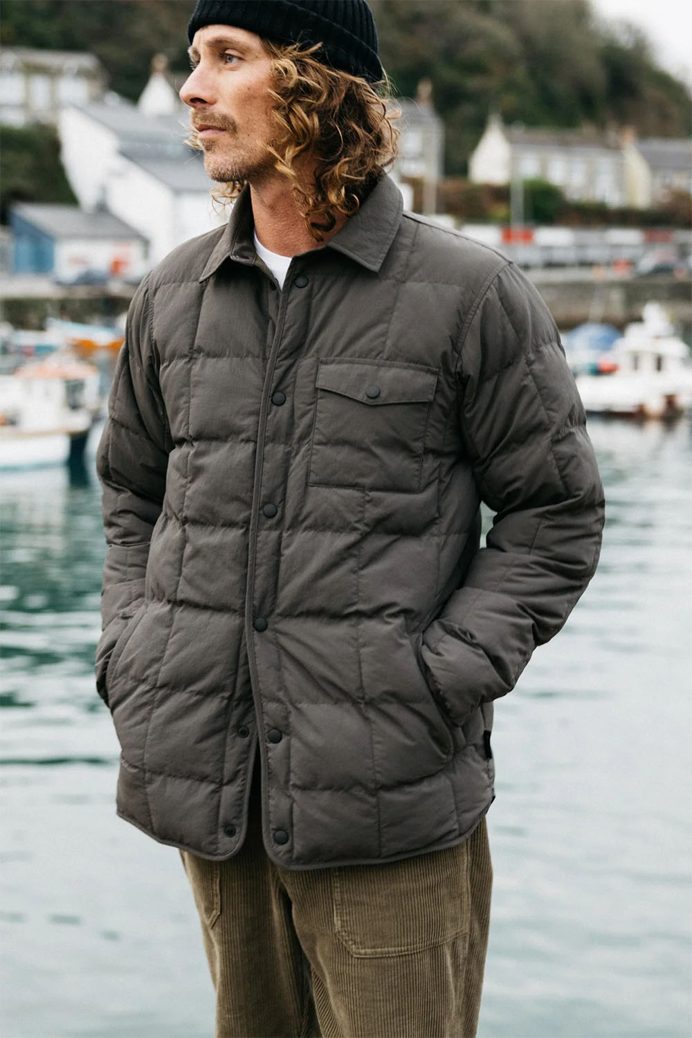 finisterre lapwing shirt raven front