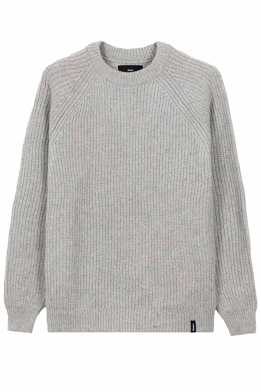 finisterre mora jumper grey marl flatlay