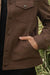 Bridge & Burn - Burl Trucker Jacket - Walnut - Pocket