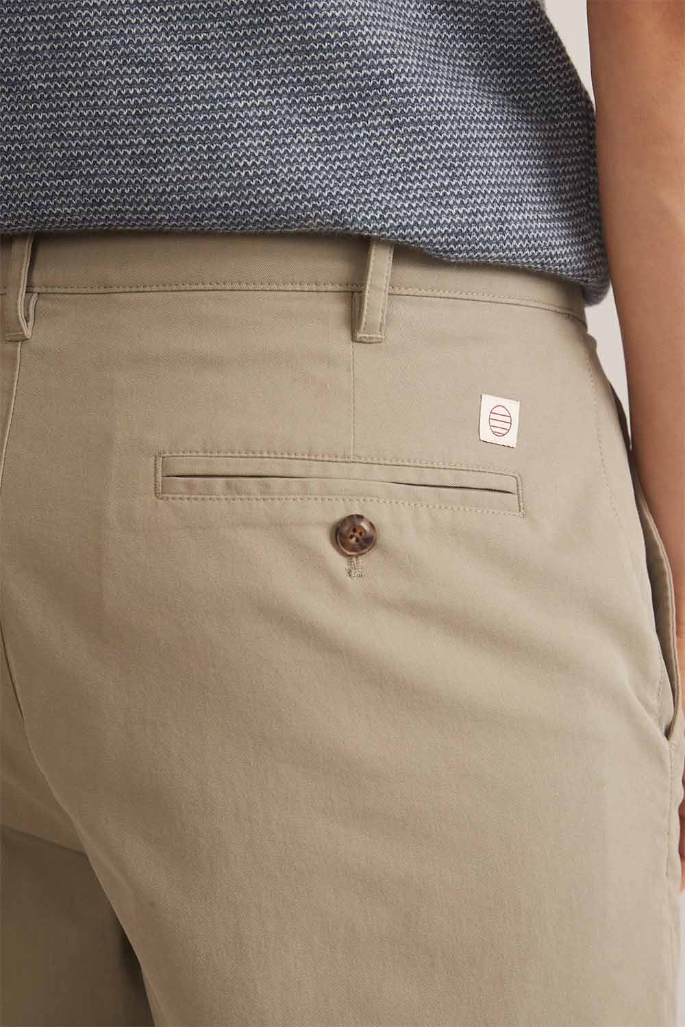 Marine Layer - Breeze Chino Short 7" - Vetiver - Back