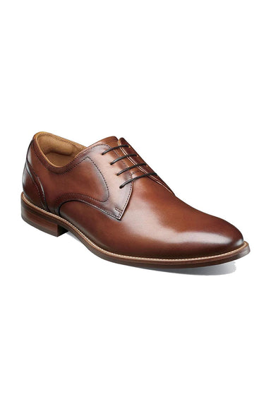 Florsheim Shoes - Rucci Plain Toe Oxford - Cognac - Angle