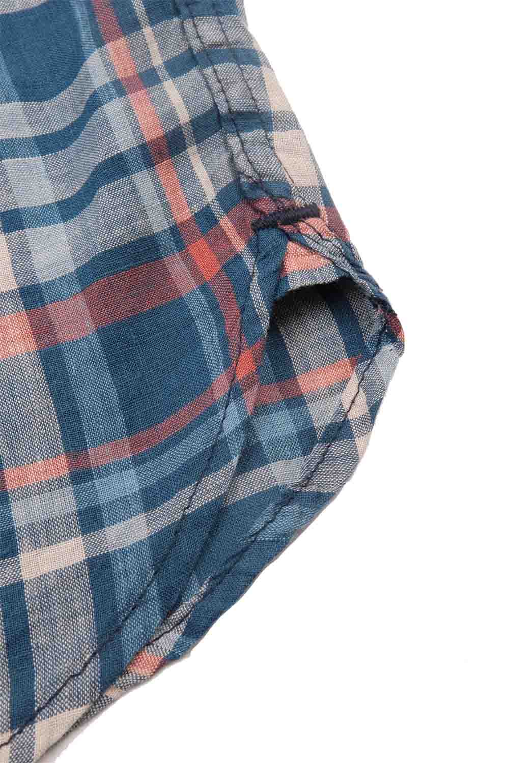 Freenote - Western Scout - Kingfisher Blue Plaid - Hem