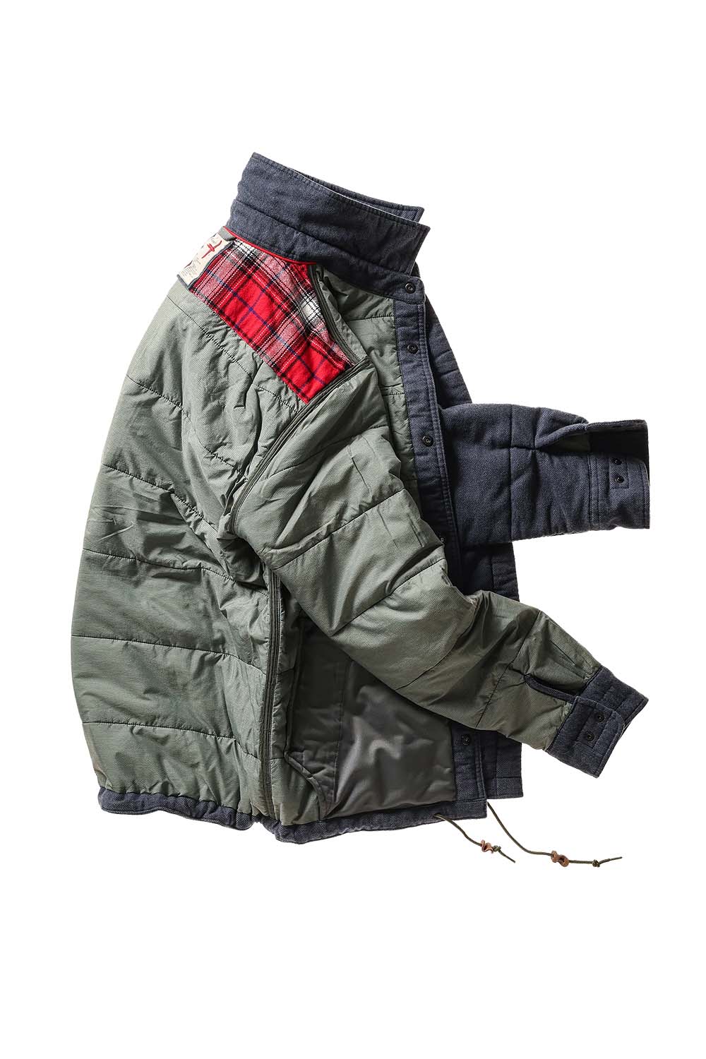 Relwen MOLESKIN SNAP CPO Navy Inside